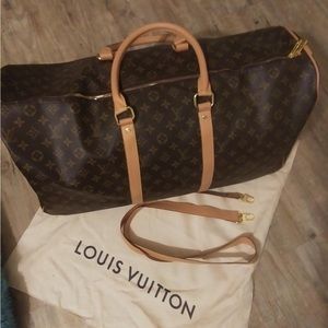 Louis Vuitton Monogram Keepall 55, Made in France
